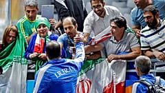 Iráni súlyemelő a riói olimpián - képünk illusztráció