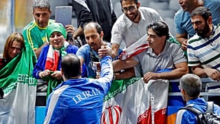 Iráni súlyemelő a riói olimpián - képünk illusztráció