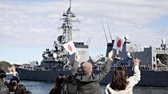 Bir Japon savaş gemisi 