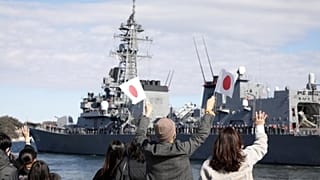 Bir Japon savaş gemisi 