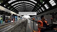Estacione Centrale en Milán, Italia. 