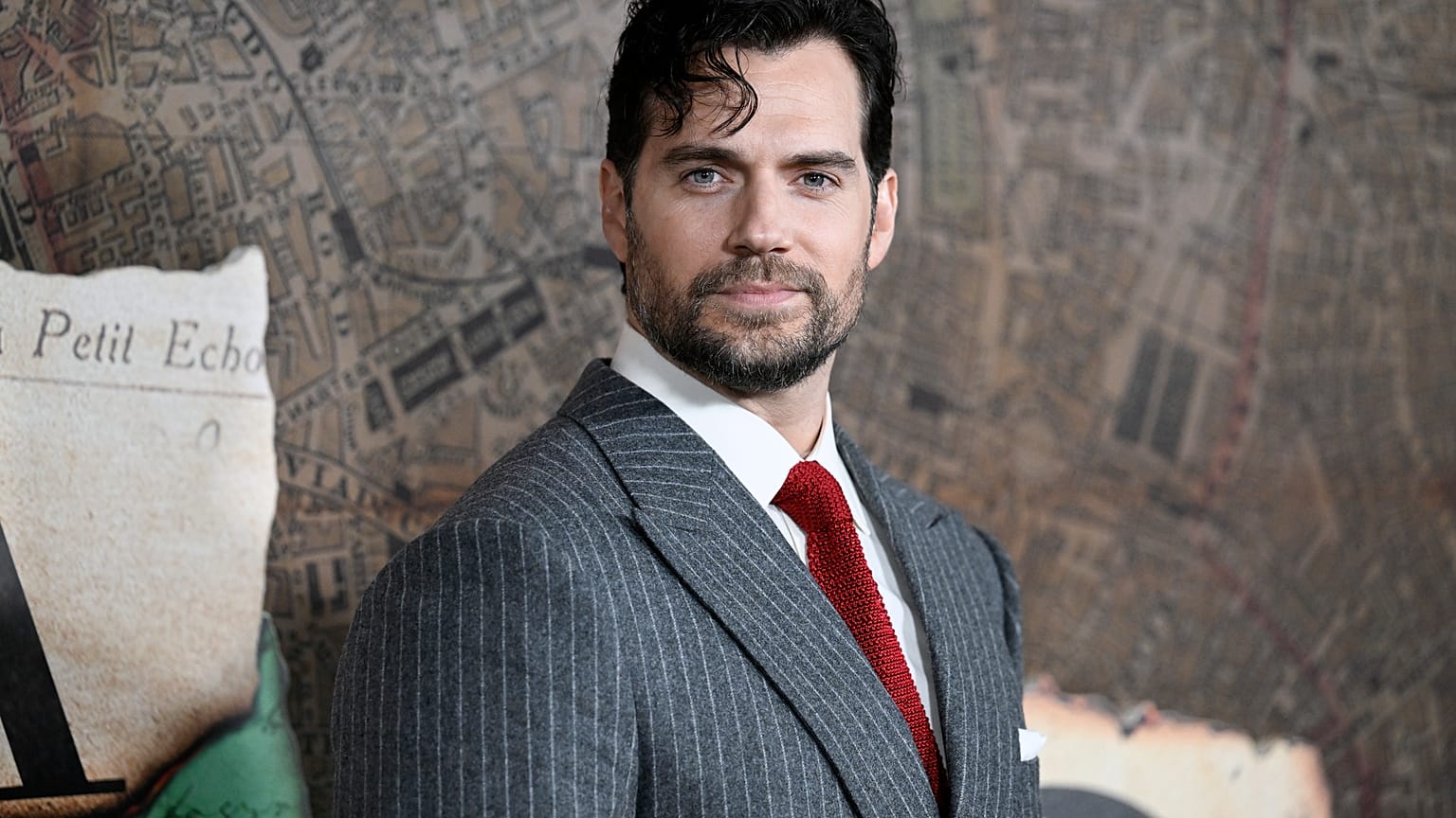 Henry Cavill attends the world premiere of "Enola Holmes 2"