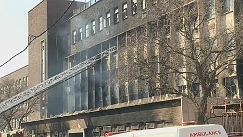 Johannesburg apartment fire 