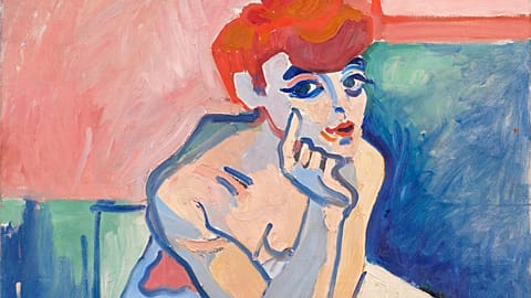 La Femme en chemise - André Derain, 1906, Oil on canvas