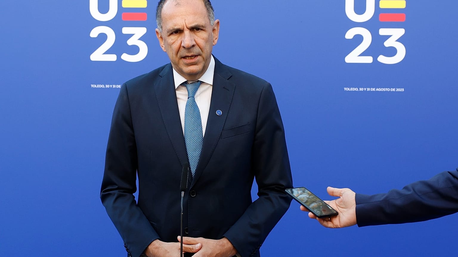 Ο Έλληνας υπουργός Εξωτερικών, Γιώργος Γεραπετρίτης