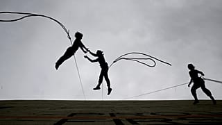 Os artistas da Bandaloop vão brilhar em Londres