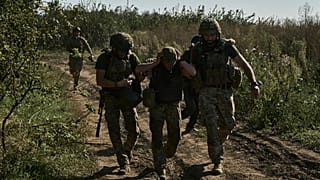 Украинские солдаты под Бахмутом