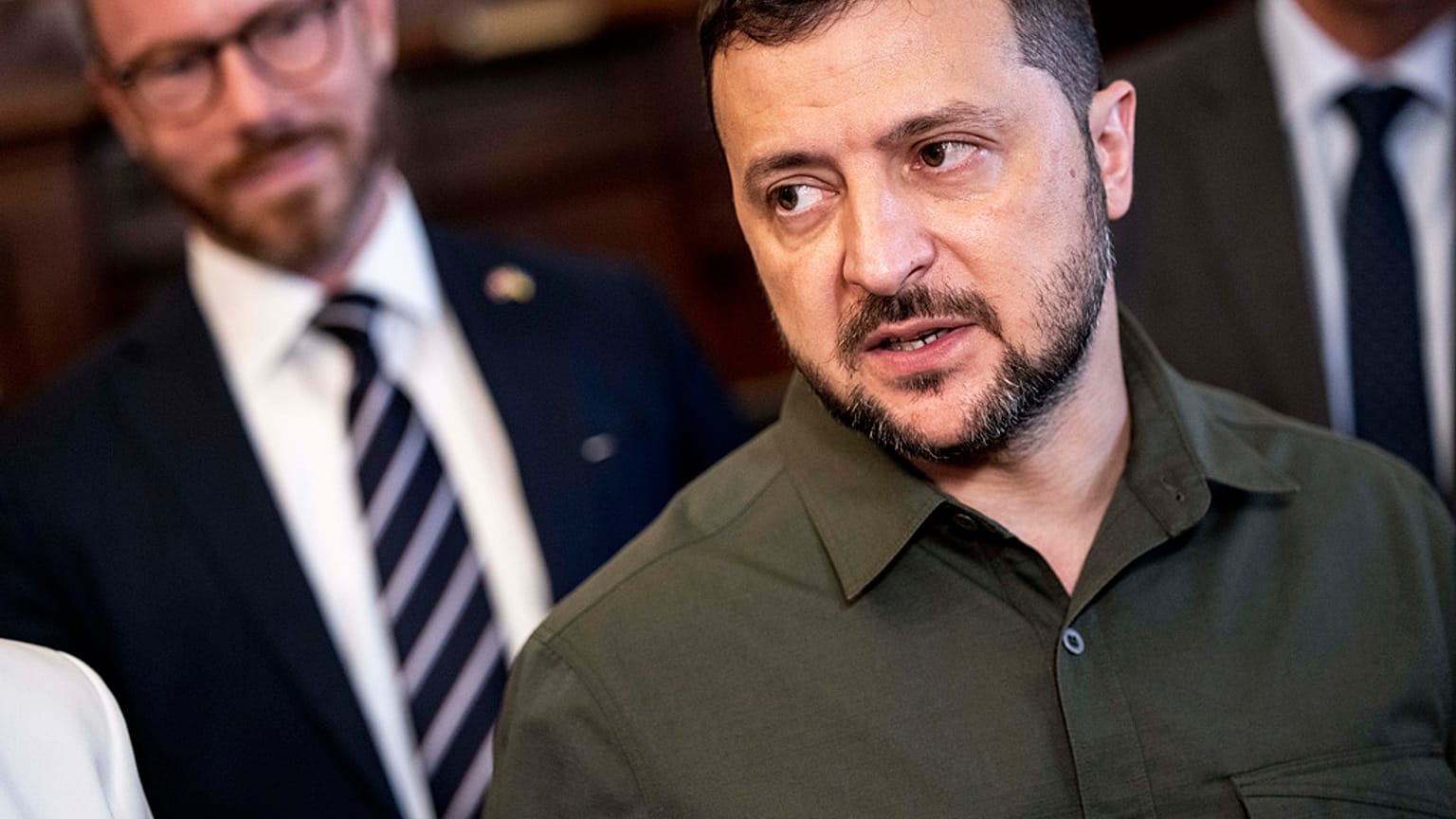 الرئيس الأوكراني فولوديمير زيلينسكي