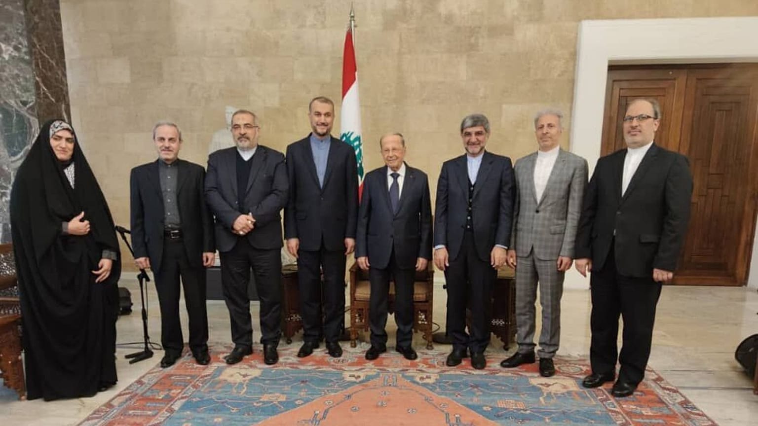 دیدار امیرعبداللهیان با رییس جمهور لبنان