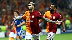 İcardi'nin Molde'ye attığı gol sonrası sevinci