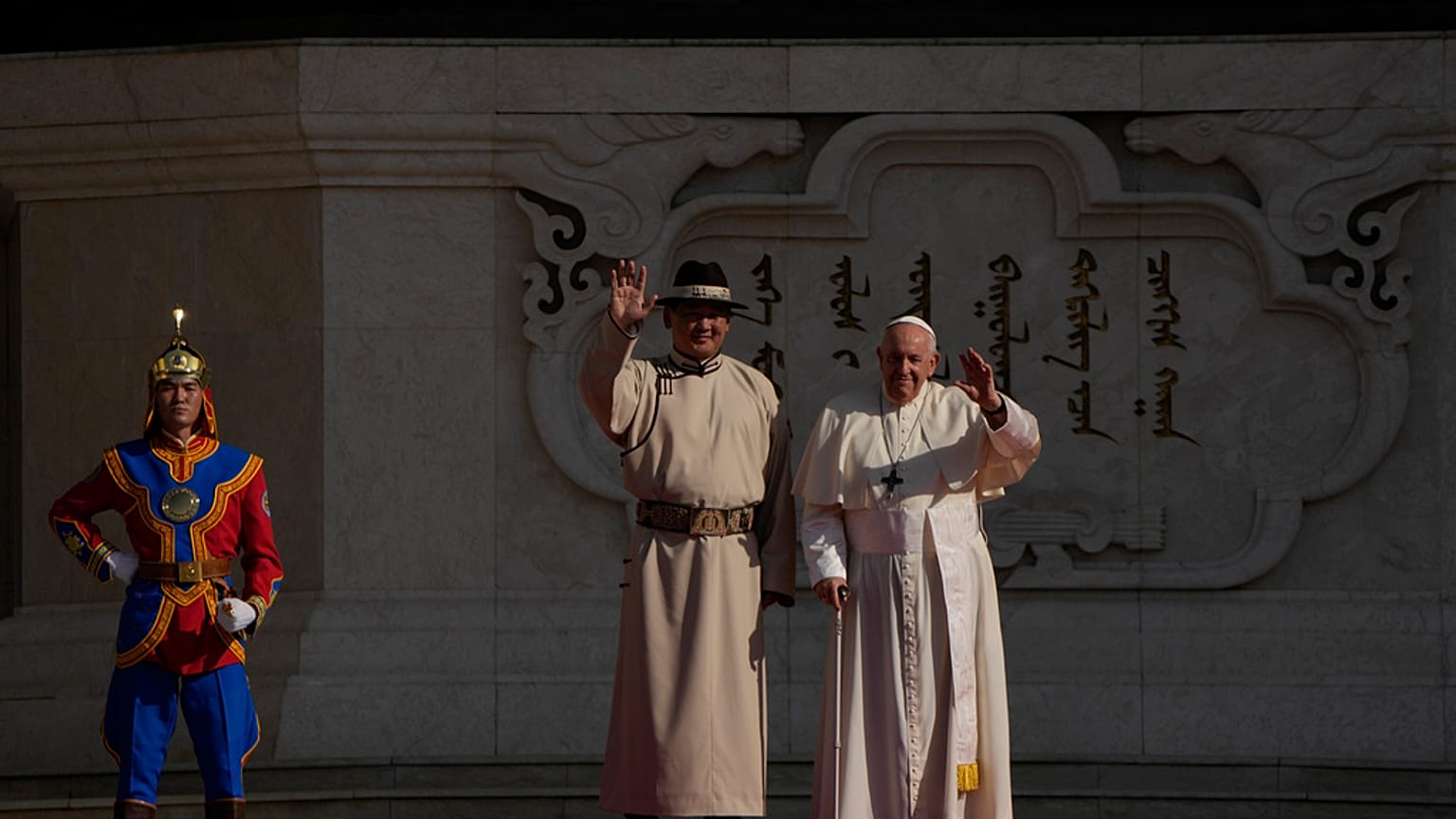 جولة البابا في منغوليا