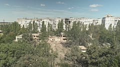 المدرسة المدمرة في خيرسون