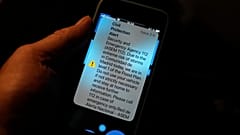 Der Zivilschutz schickte Warnung-SMS and ie Bevölkerung. 