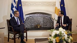 Κυριάκος Μητσοτάκης και Νικος Χριστοδουλίδη