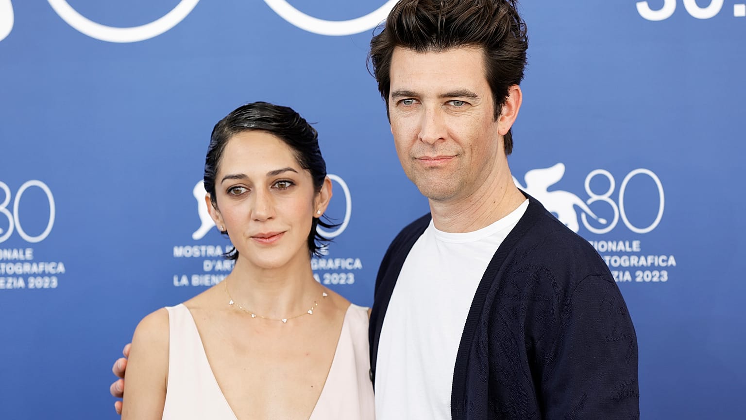  Directors Zar Amir Ebrahimi and Guy Nattiv attend a photocall for 'Tatami' on 2 September