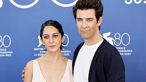  Directors Zar Amir Ebrahimi and Guy Nattiv attend a photocall for 'Tatami' on 2 September