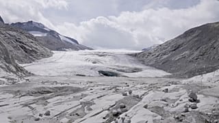 The Adamello glacier, Italy.