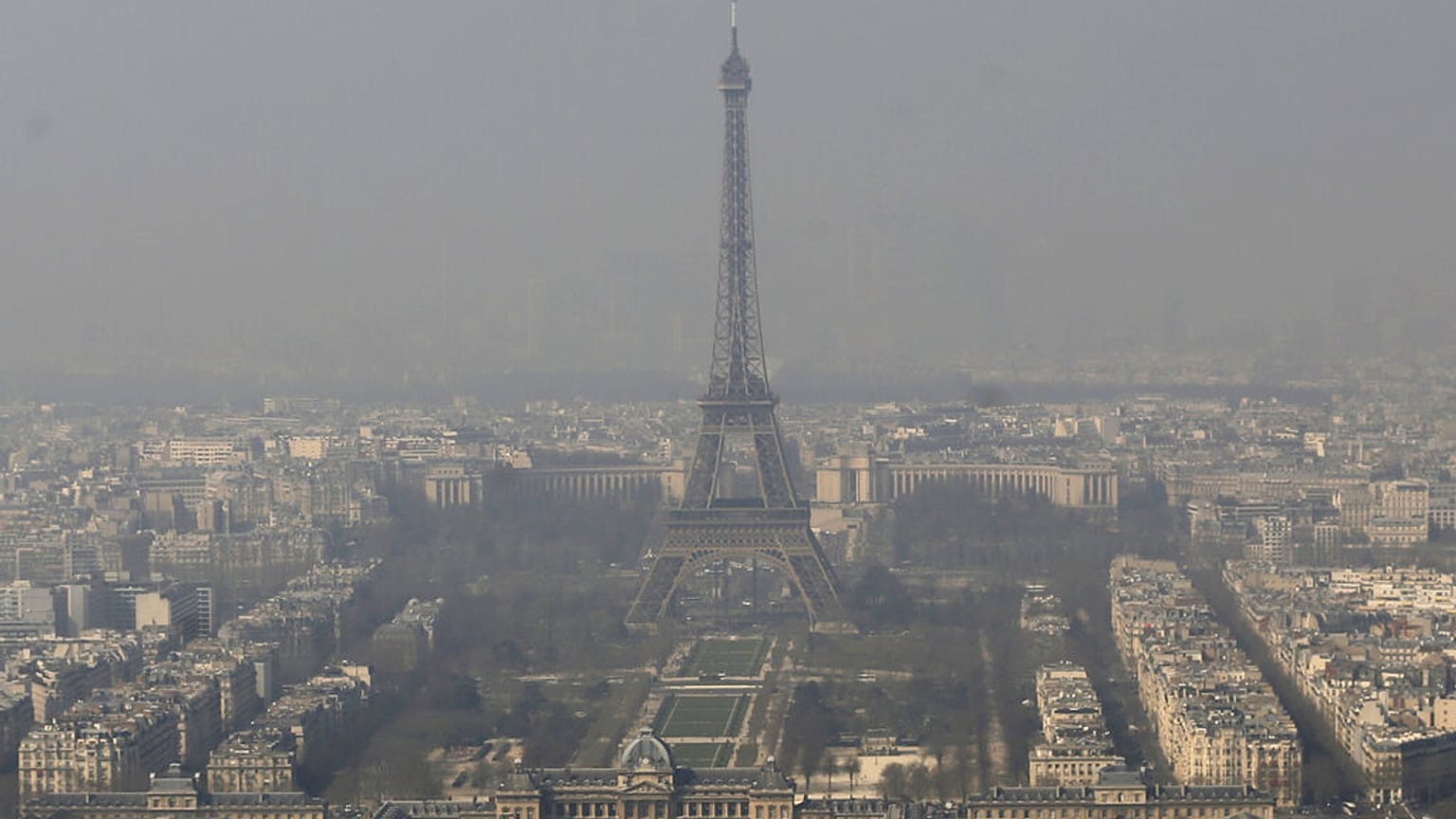 Paris'te hava kirliliği