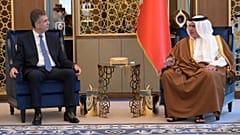 إيلي كوهين يلتقي ولي عهد البحرين الأمير سلمان بن حمد آل خليفة 