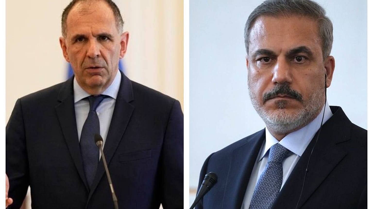 Γιώργος Γεραπετρίτης και Χακάν Φιντάν