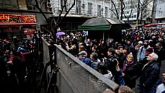Protesta por el evento de las "víctimas del terrorismo de izquierdas"
