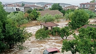 Allagamenti nella città di Volos