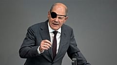 German Chancellor Olaf Scholz speaks on the second day of the budget 2024 debate at the German parliament Bundestag in Berlin, Germany, Wednesday, Sept. 6, 2023.