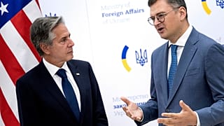 Госсекретарь США Энтони Блинкен на встерче с министром иностранных дел Украины Дмитрием Кулебой