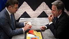 Der ukrainische Außenminister Dmytro Kuleba und sein US-Amtskollege Antony Blinken