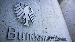 A német külföldi hírszerzés, a BND központjának bejárata