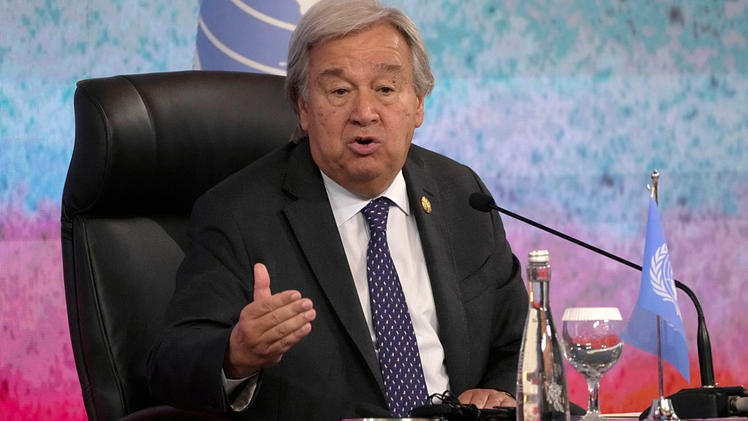 Birleşmiş Milletler Genel Sekreteri Antonio Guterres