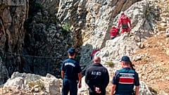 Morca Düdeni'nde arama kurtarma çalışmaları