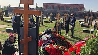 Ο τάφος του στελέχους της Βάγκνερ Ντμίτρι Ούτκιν