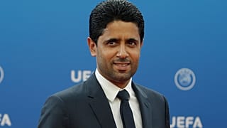 ناصر الخليفي رئيس نادي باريس سان جرمان الفرنسي منتدى جريمالدي في موناكو