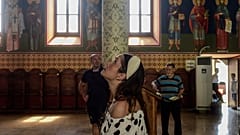 Литургию по случаю Успения Богородицы в храме в Скопье, 28 августа 2023 г. 