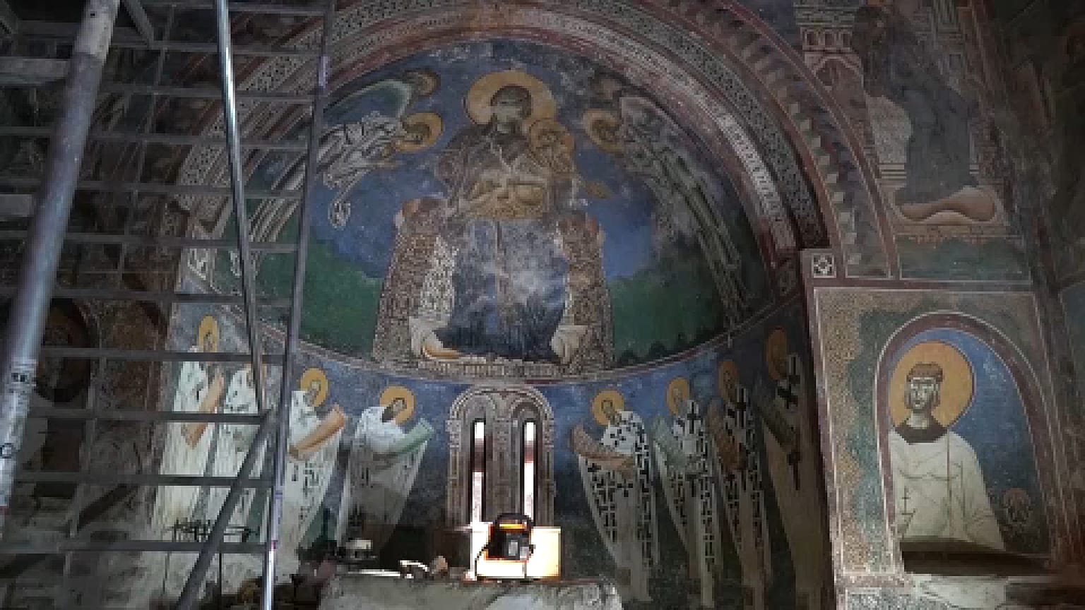Τοιχογραφίες στο ναό του Αγίου Γεωργίου
