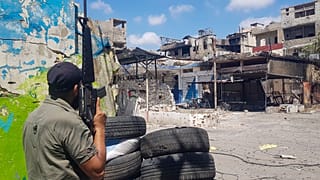  مخيم عين الحلوة للاجئين الفلسطينيين بالقرب من مدينة صيدا