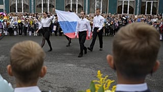 évnyitó egy szentpétervári iskolában