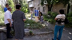 Ukrayna'nın işgal altındaki Donetsk bölgesindeki yerel seçimler