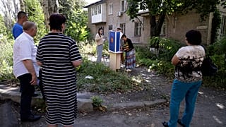 Ukrayna'nın işgal altındaki Donetsk bölgesindeki yerel seçimler