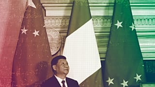 Chinese President Xi Jinping at Rome's Villa Madama, March 2019