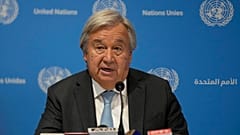 António Guterres, secretario general de las Naciones Unidas. 