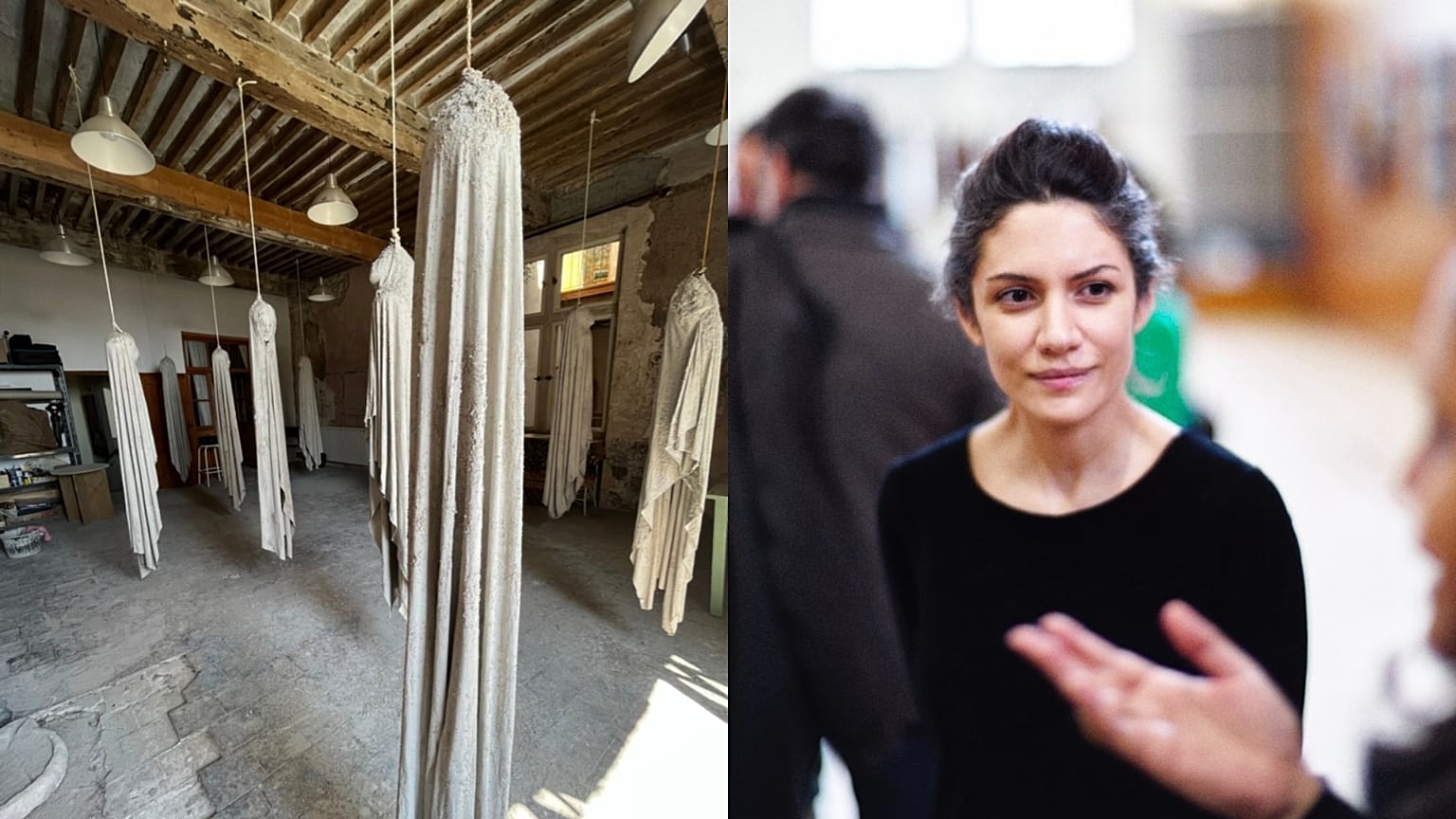 Sadaf and her 'Concrete' exhibition