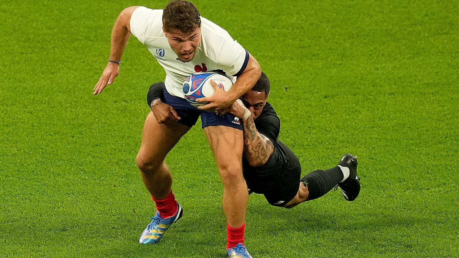 Franceses mais fortes que os "all blacks" no jogo de abertura do Mundial