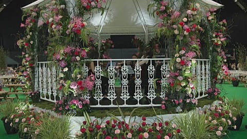 Des bouquets de la compétition Interflora