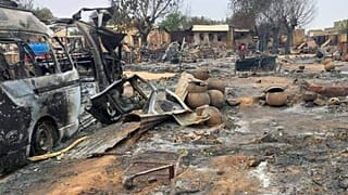 Sudan'da bir hayvan pazarı da hedef olmuştu (arşiv)