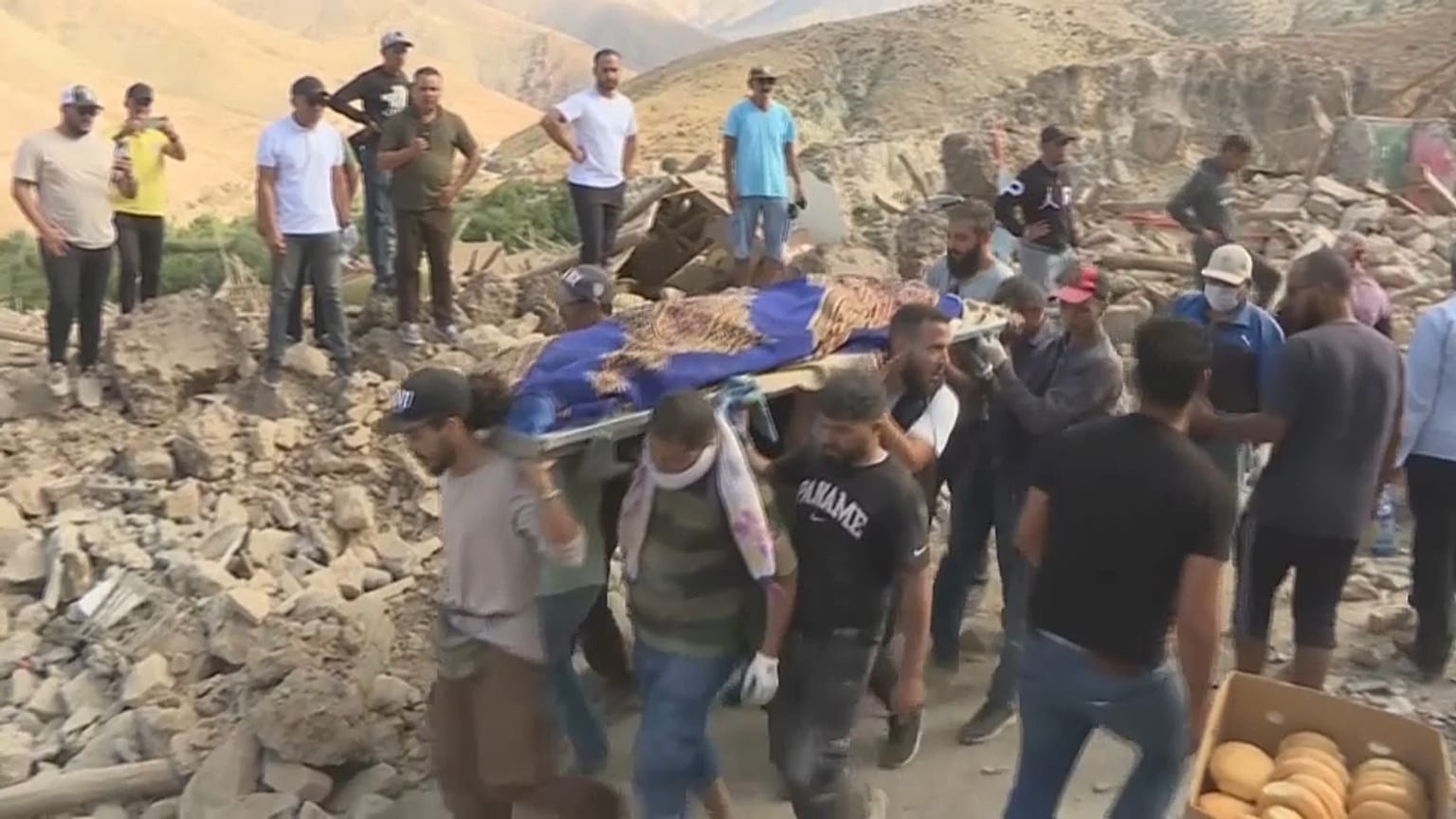 Morocco earthquake.