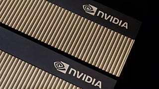 A Nvidia logo is seen on one of their products on display at their headquarters in Taipei, Taiwan May 31, 2023.