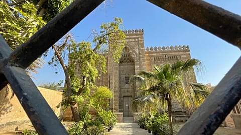 The mausoleum of Rashwan Basha, built around 1920 in a new-Islamic style housing the graves and now threatened with demolition, is seen in Cairo's historic City of the Dead.
