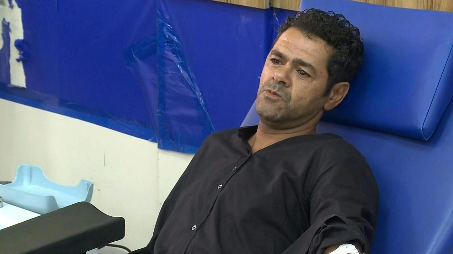 جمال دبوز في مركز التبرع بالدم في مراكش